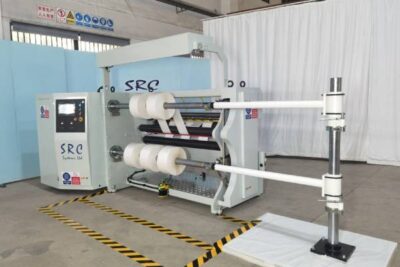 SRC 650 Slitter ideal for Mesh and Filter materials.